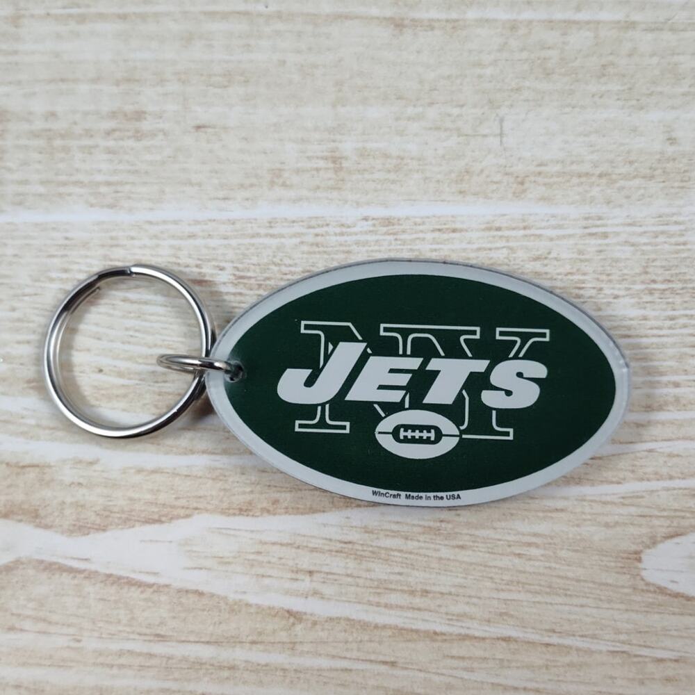 New York Jets WinCraft Premium Arcylic Key Ring Keychain NFL Gift
